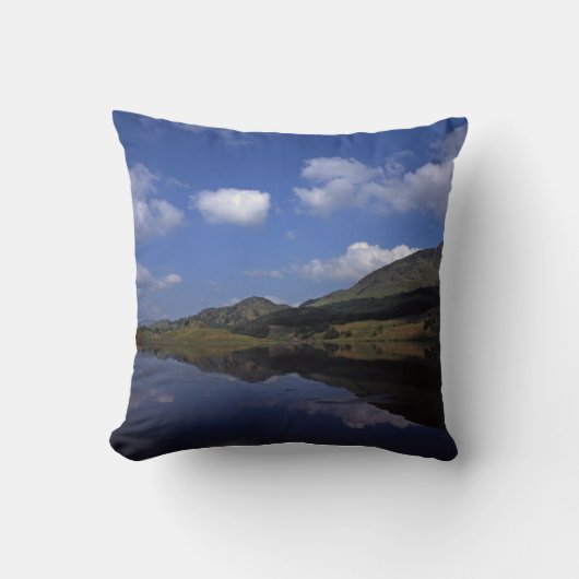 Loch Lubhair Scotland Briefkaart Poster Kussen (Voorkant)