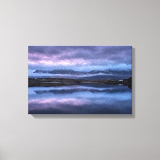 Loch Mealt eiland Skye  Canvas Afdruk (Voorkant)