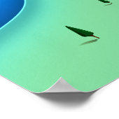 Loch Morar Lochaber Highland Schotland kaart Poster (Hoek)