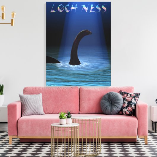 Loch Ness 1 Canvas Afdruk (Insitu (Woonkamer))