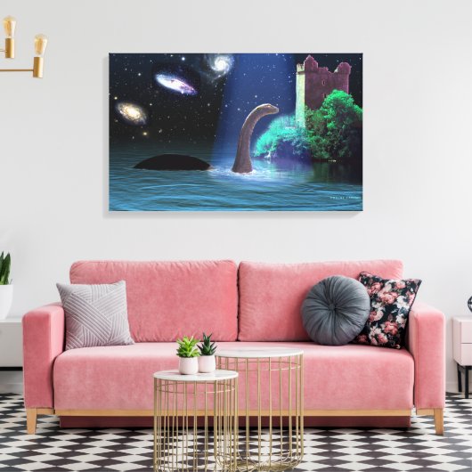 Loch Ness 2 Canvas Afdruk (Insitu (Woonkamer))