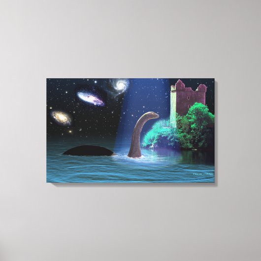Loch Ness 2 Canvas Afdruk (Voorkant)