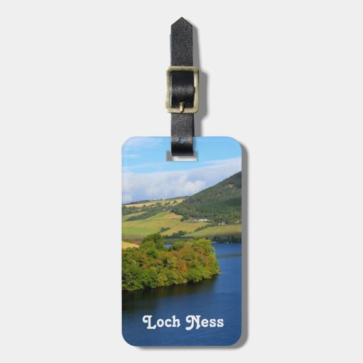 Loch Ness Bagagelabel (Voorkant verticaal)