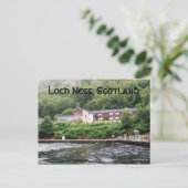 Loch Ness begroetings Briefkaart (Staand voorkant)