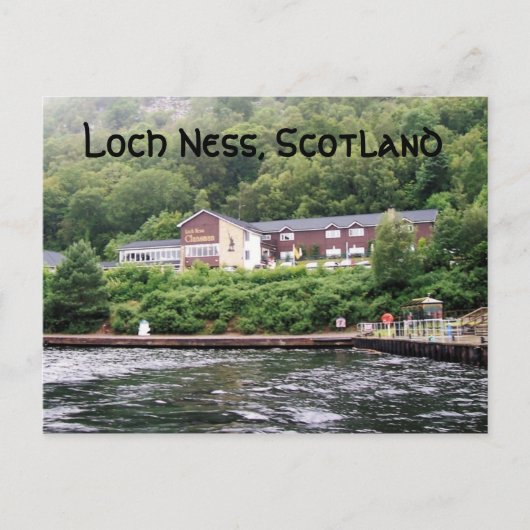 Loch Ness begroetings Briefkaart (Voorkant)