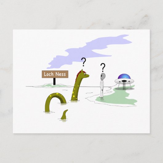 Loch Ness Briefkaart (Voorkant)