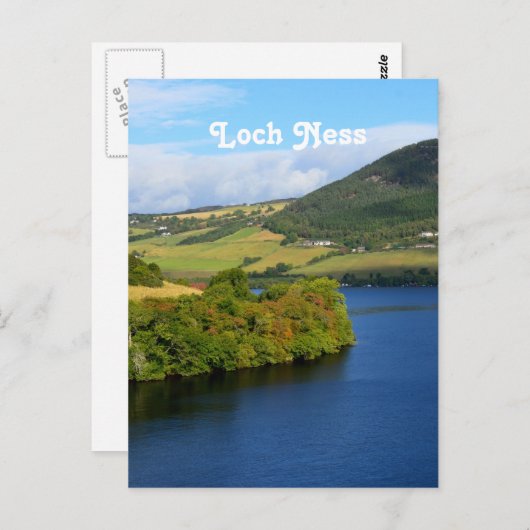 Loch Ness Briefkaart (Voorkant / Achterkant)