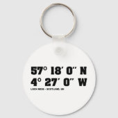 Loch Ness - Coördineert ontwerp Sleutelhanger (Voorkant)