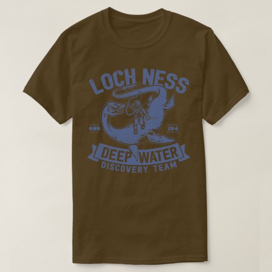 Loch Ness Deep Water Discovery Team 1 T-shirt (Design voorkant)
