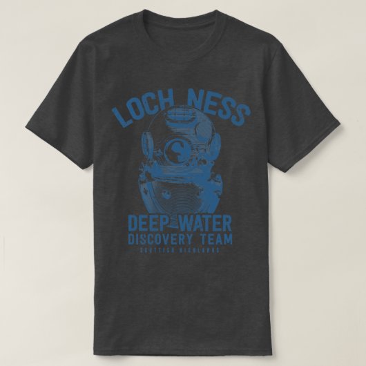 Loch Ness Deep Water Discovery Team T-shirt (Design voorkant)