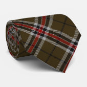 Loch Ness District Tartan Schotse Ruit Stropdas (Opgerold)