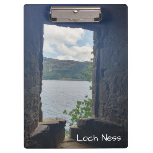 Loch Ness gezien van Urquhart Castle Klembord