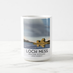 Loch Ness, Highlands, Scotland reisposter Magische Mok