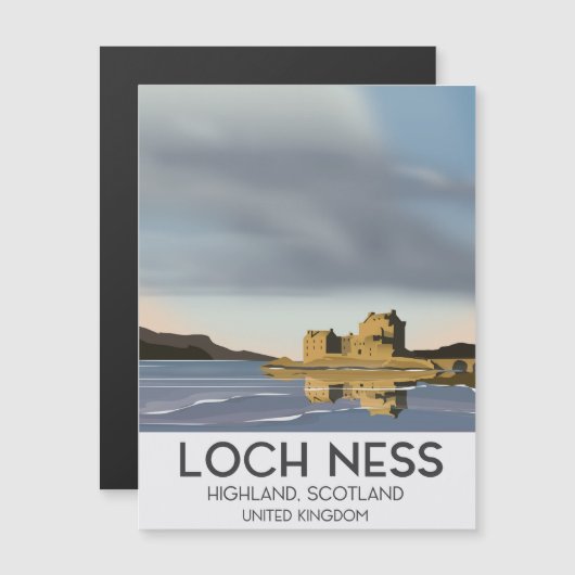 Loch Ness, Hooglanden, Schotland reisposter (Voorkant / Achterkant)