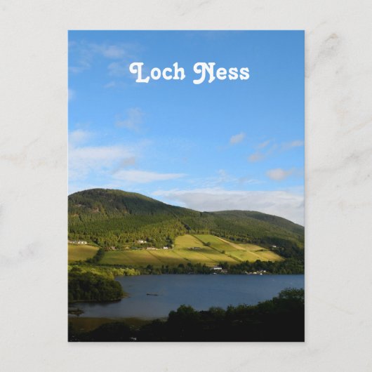 Loch Ness in Schotland Briefkaart (Voorkant)