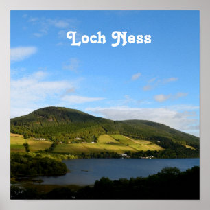 Loch Ness in Schotland Poster