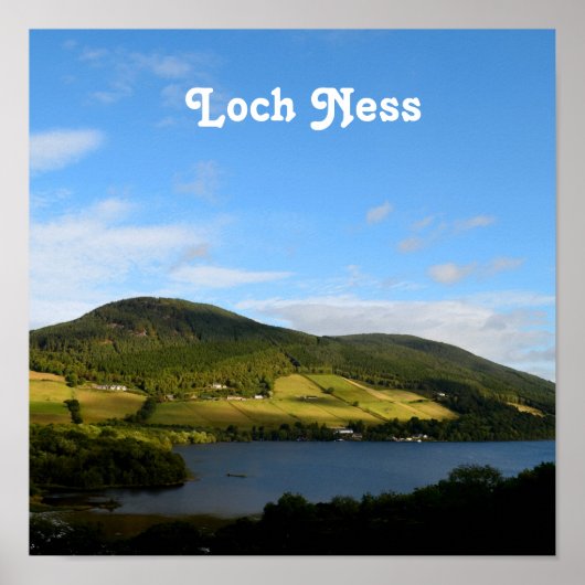 Loch Ness in Schotland Poster (Voorkant)