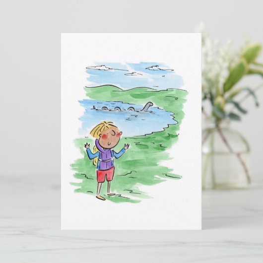 Loch Ness Kaart (Staand voorkant)