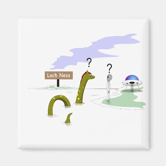 Loch Ness Magneet (Voorkant)