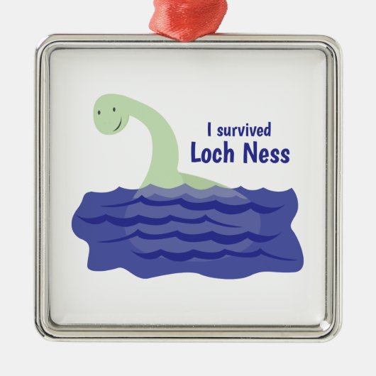 Loch Ness Metalen Ornament (Voorkant)