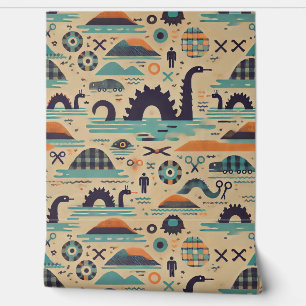 Loch Ness Monster Behang