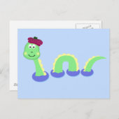 Loch Ness Monster Briefkaart (Voorkant / Achterkant)