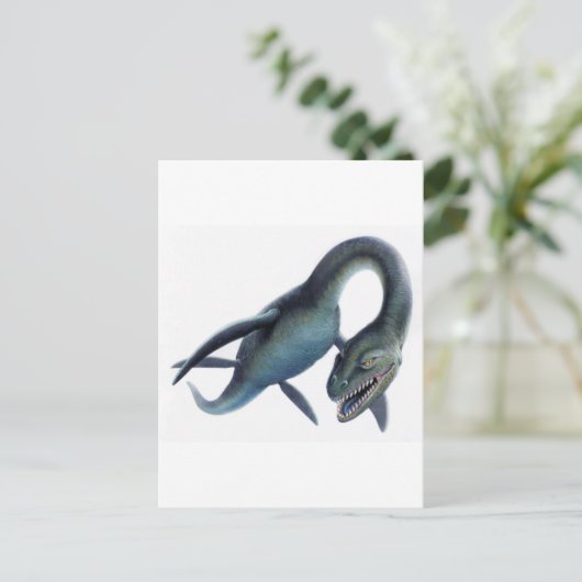 Loch Ness Monster Briefkaart (Staand voorkant)