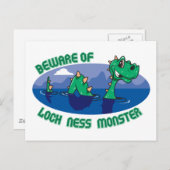 Loch Ness Monster Briefkaart (Voorkant / Achterkant)
