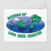 Loch Ness Monster Briefkaart (Voorkant)