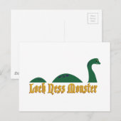 Loch Ness Monster Briefkaart (Voorkant / Achterkant)