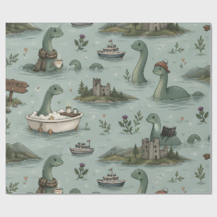 Loch Ness Monster Cadeaupapier