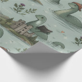 Loch Ness Monster Cadeaupapier (Hoek)