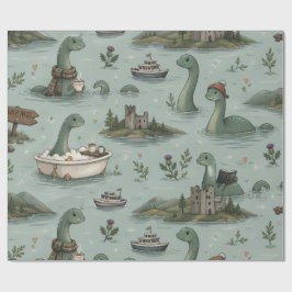 Loch Ness Monster Cadeaupapier