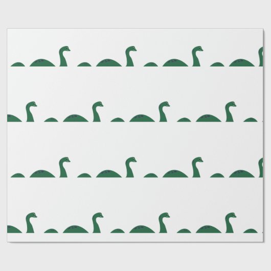 Loch Ness Monster Cadeaupapier (Vlak)