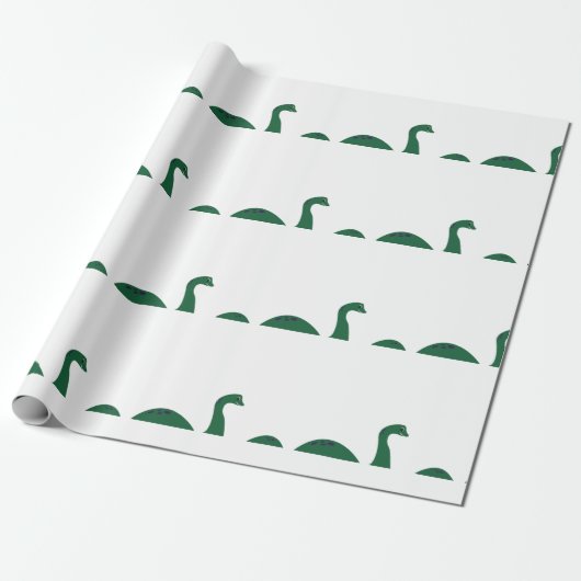 Loch Ness Monster Cadeaupapier (Uitgerold)