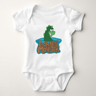 Loch Ness Monster Cartoon Romper