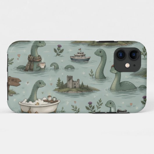 Loch Ness Monster Case-Mate iPhone Case (Achterkant (horizontaal))