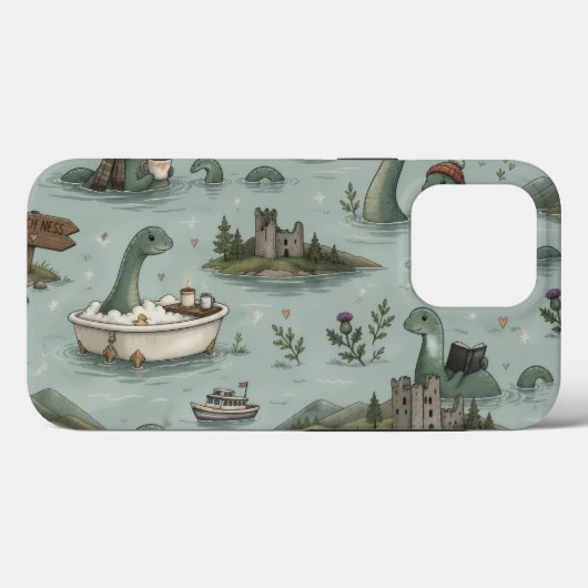 Loch Ness Monster Case-Mate iPhone Case (Achterkant (horizontaal))