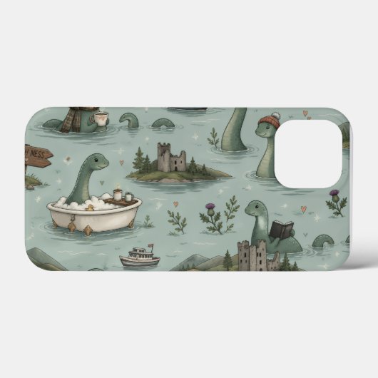 Loch Ness Monster Case-Mate iPhone Case (Achterkant (horizontaal))