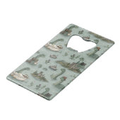 Loch Ness Monster Creditkaart Flessenopener (Achterkant Gekanteld)