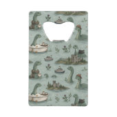 Loch Ness Monster Creditkaart Flessenopener (Achterkant)