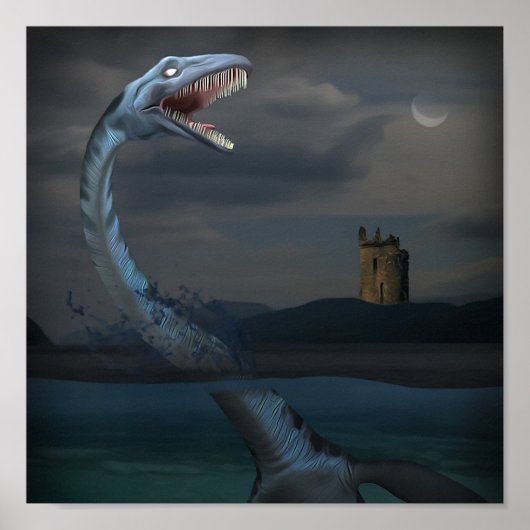 Loch Ness Monster (Creeptid) Poster (Voorkant)