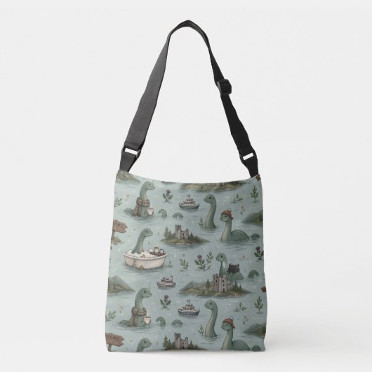 Loch Ness Monster Crossbody Tas (Voorkant)