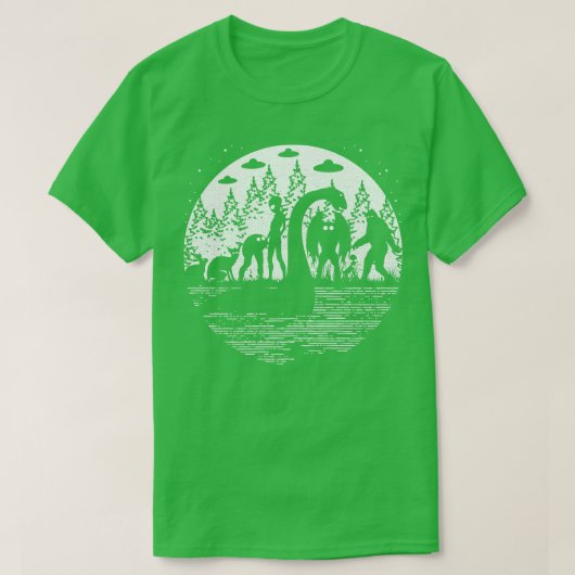 Loch Ness monster cryptid T-shirt (Design voorkant)