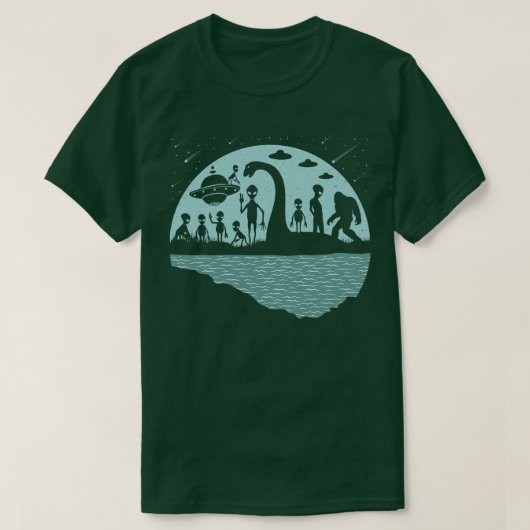 Loch Ness Monster En s 6 T-shirt (Design voorkant)