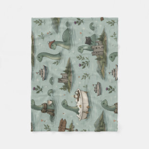 Loch Ness Monster Fleece Deken