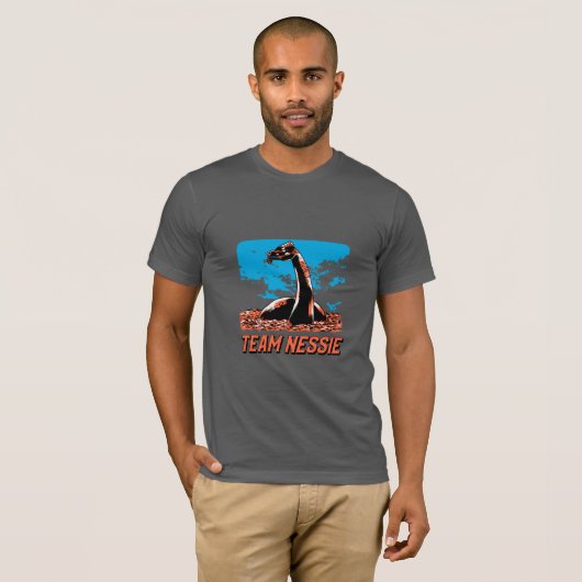 Loch Ness Monster Graphic T-shirt (Voorkant volledig)