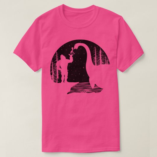 Loch Ness Monster Grappig T-shirt (Design voorkant)