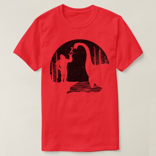 Loch Ness Monster Grappig T-shirt (Design voorkant)