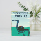 Loch Ness Monster grappige reisposter Briefkaart (Staand voorkant)